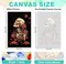 Paint By Number Framed Skull Kit for Adults Beginners – DIY Acrylic Skeleton Canvas Painting Set with Frame for Home Wall Decor & Gift, 8x12 Inch